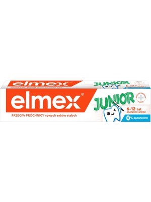 Elmex Junior 75 ml 6-12 Yaş Koruyucu Diş Macunu Amin Florür İçerir Hafif Tatlı Aroma