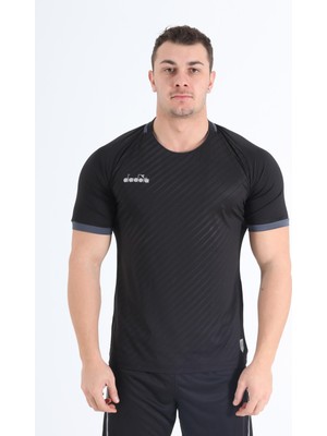 Diadora Elite Antrenman T-Shirt Siyah