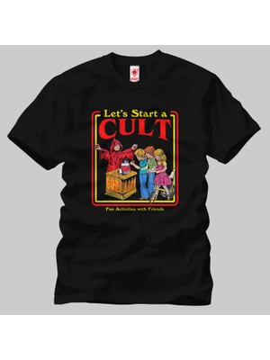 Built By Crazy Lets Start A Cult Unisex Tişört