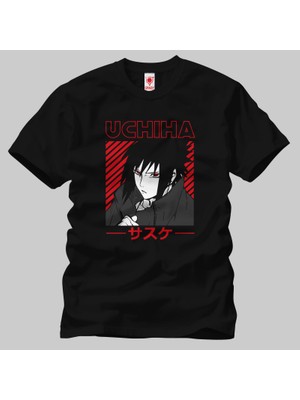 Built By Crazy Naruto Uchiha Unisex Tişört