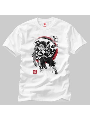 Built By Crazy Demon Slayer Sumi E Unisex Tişört