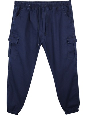 Maruf Shop Kargo Cepli Büyük Beden Kot Jogger Pantolon Laci