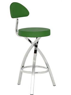 White Furniture Slot Arkalıklı Bar Taburesi