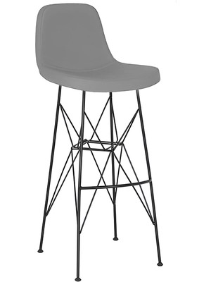 White Furniture Ikon Küçük Rahat Bar Sandalye 75 cm
