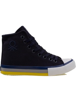 Benetton Lacivert Kadın Uzun Spor Ayakkabı BN-30189