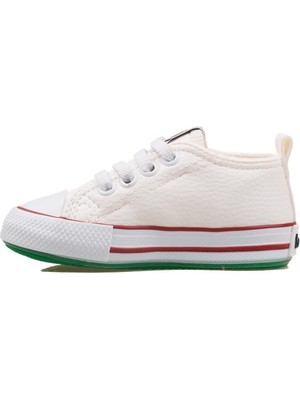 Benetton Beyaz  Bebe Lastikli Sneaker Bn 30806