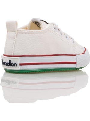 Benetton Beyaz  Bebe Lastikli Sneaker Bn 30806