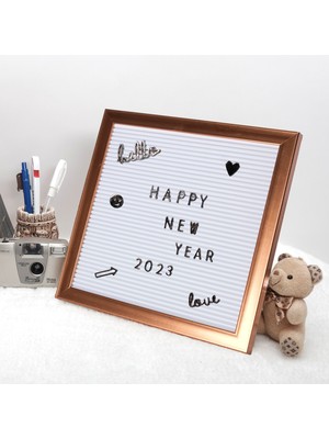 Patladı Gitti Rose Gold Yazı Panosu Mesaj Tahtası Şık Tasarım ile Evinize Değer Katar