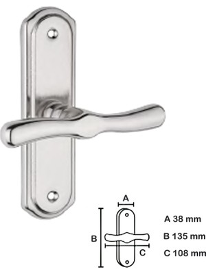 İstanbul Kumru Pencere Mandalı Nikel Saten