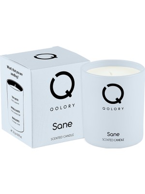 Qolory Sane Scented Candle 120 gr Dekoratif Kokulu Mum