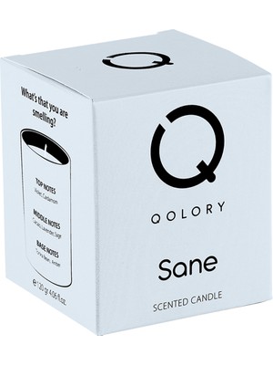 Qolory Sane Scented Candle 120 gr Dekoratif Kokulu Mum