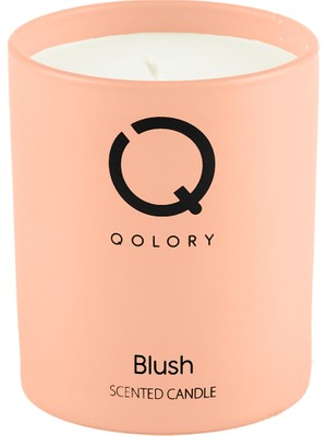 Qolory Blush Scented Candle 120 gr Dekoratif Kokulu Mum