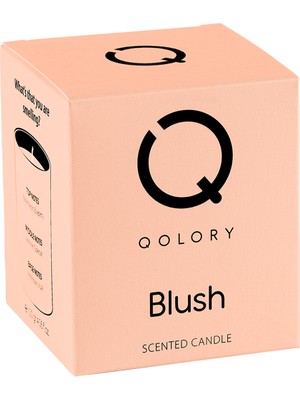 Qolory Blush Scented Candle 120 gr Dekoratif Kokulu Mum