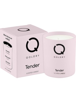 Qolory Tender Scented Candle 120 gr Dekoratif Kokulu Mum