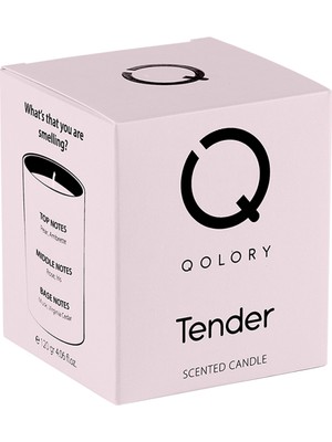 Qolory Tender Scented Candle 120 gr Dekoratif Kokulu Mum