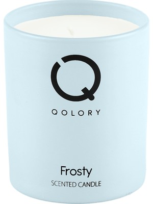 Qolory Frosty Scented Candle 120 gr Dekoratif Kokulu Mum