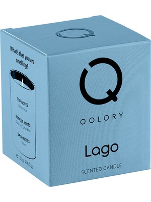 Qolory Lago Scented Candle 120 gr Dekoratif Kokulu Mum