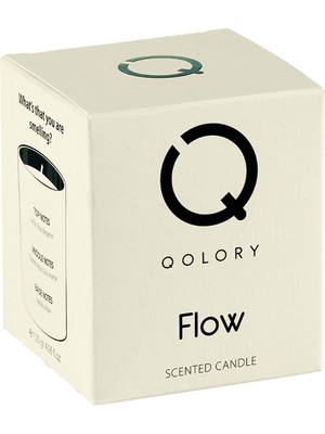 Qolory Flow Scented Candle 120 gr Dekoratif Kokulu Mum