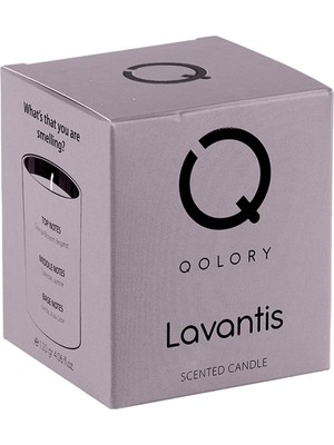 Qolory Lavantis Scented Candle 120 gr Dekoratif Kokulu Mum