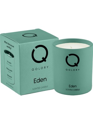 Qolory Eden Scented Candle 120 gr Dekoratif Kokulu Mum