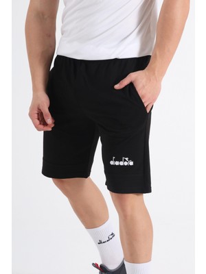 Diadora Akron Kamp Şortu Pamuklu Siyah
