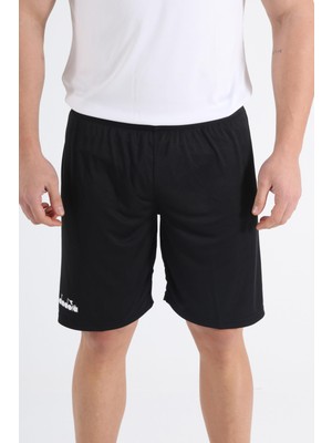 Diadora Düz Antrenman Şortu Siyah Renkli Erkek M Beden Outdoor Kullanım Alanı İçin Tasarlandı