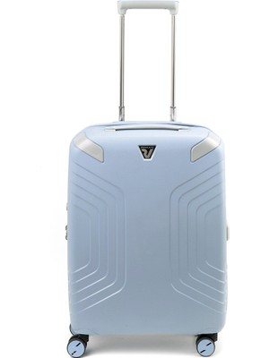 Roncato Unisex Güzellik Çantası Makyaj Valizi Roncato Ypsilon 2.0 Trolley Cabina  Eco Azzurro Pastello 55 x 40 x 20