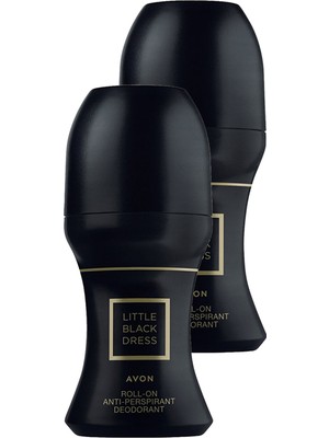 Avon Little Black Dress Kadın Roll-on Deodorant Oryantal Vanilya 50 ml Kalıcı Koku 2'li Set
