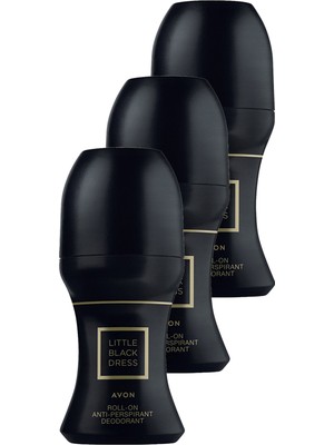 Avon Little Black Dress Roll On 50 Ml. 3Lü Set