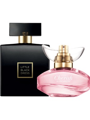 Avon Kadın Parfüm Seti Little Black Dress ve Cherish The Moment 50 ml EDT Hediyelik Paket