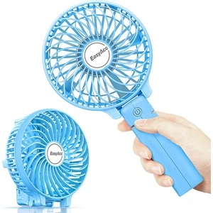 3 Kademeli Şarjlı Mini Fan Masa Üstü Vantilatörü USB Soğutucu Sessiz El Fan Bükülebilir Fan