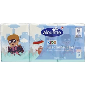 Kağıt Mendil Çocuklar Için, 4 Katlı 8 x 6'lı
