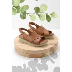 Taba Leather Kadın Sandalet K05281203003