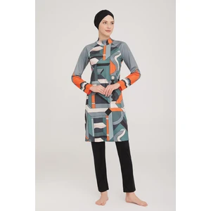 Kadın Uzun Kol Rigel Siyah Tesettür Mayo 9C0T2N3