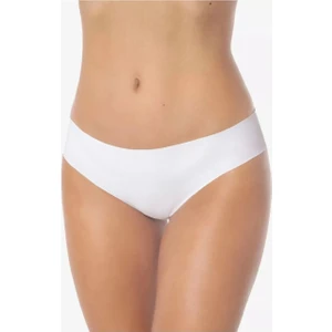 Kadın Beyaz Dikişsiz İz Yapmaz Lazer Kesim Bikini Külot 3350