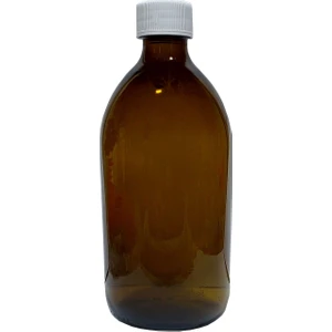 Design 500 Ml Amber Cam Kapaklı Şişe 3 Adet