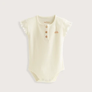 Rainbow Fırfırlı Body Ekru