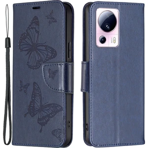 Lr Joyful Xiaomi 13 Lite / Civi 2 5g Telefon Deri Kılıf Cüzdan Stand Butterfly Baskalı Telefon Kapağı Kayışlı (Yurt Dışından)