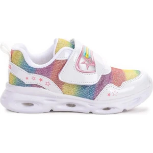 346.23Y.181 Beyaz Işıklı Çocuk Spor Ayakkabı