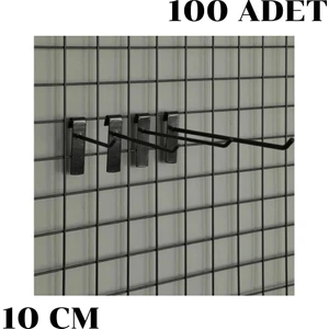 İstanbul Manken Tel Pano Kancası Raf Askısı 100 Adet 10 cm