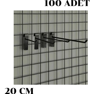 İstanbul Manken Tel Pano Kancası Raf Askısı 100 Adet 20 cm