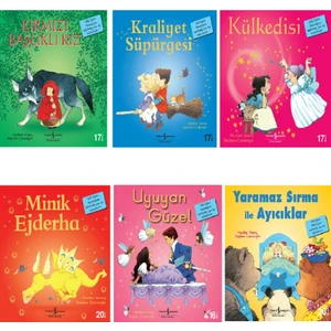 Kırmızı Başlıklı Kız - Külkedisi - Uyuyan Güzel - Minik Ejderha / Ilk Okuma Kitaplarım - 6 Kitap Set