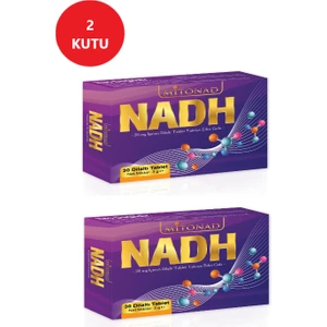 2'Li Nadh Içeren Dilaltı Tablet Takviye Edici Gıda 30 Dilaltı Tablet 3g (2 Kutu)