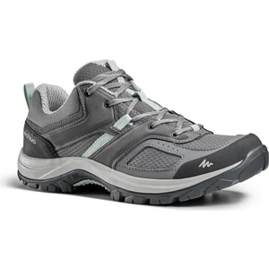QUECHUA Kadın Outdoor Ayakkabı - Gri / Yeşil - MH100