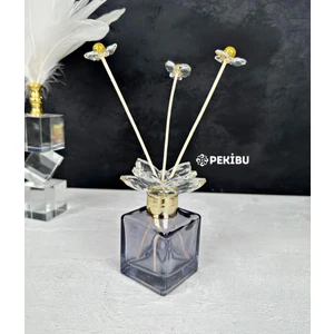 KRİSTAL TEPELİ KOKU ŞİŞESİ FÜME GOLD