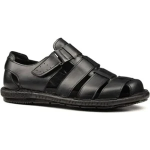 Magıc Shoes Hakiki Deri Ortopedik Erkek Sandalet