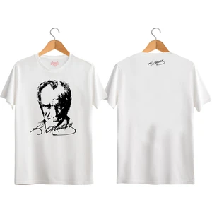 Byvol Atatürk Baskılı Tişört Atatürk T-Shirt
