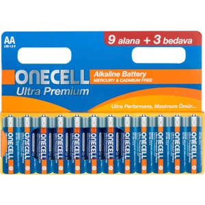 Ultra Premium Alkalin Aa Boy Pil 12'li