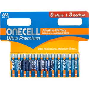 Ultra Premium Alkalin Aaa Boy Pil 12'li