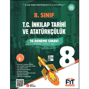 Fit Yayınları 8. Sınıf LGS Inkılap Tarihi Denemeleri 16 Deneme